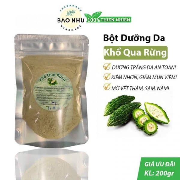 Bột Khổ Qua Rừng Dưỡng Da Handmade