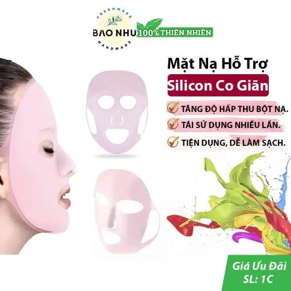 Mặt Nạ Silicon Dùng Khi Đắp Nạ Bột Giúp Tăng Độ Dưỡng Da