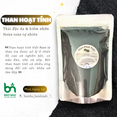 Than Hoạt Tính Việt Nam -Thải Độc, Trắng Sáng Da